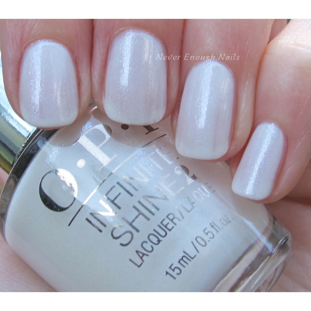 OPI Infinite Shine - Pearl of Wisdom (ISL34) ยาทาเล็บสีขาวมุกๆ น่ารักๆ เรียบหรูมากกคะ