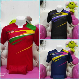 ชุดกีฬา sport size s m l xl เสื้อ + กางเกง คุณภาพดีราคาถูก