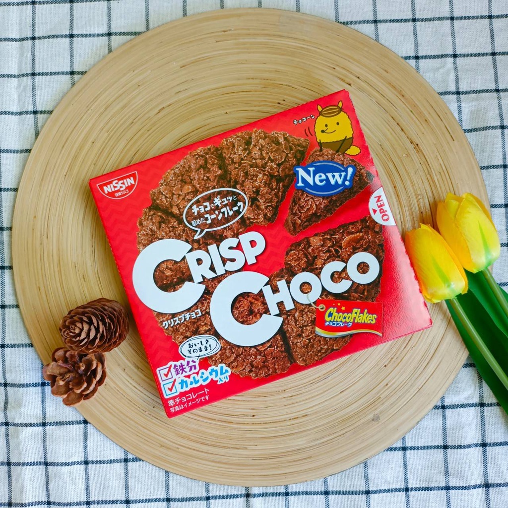 ✨#Nissin Crisp Choco ( YP38 )โอ๊ตพายช็อกโกแลต ญี่ปุ่น ✨