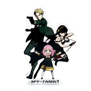 Spy x Family Anya Forger Yor Forger Loid Forger #โมเดลฟิกเกอร์อะคริลิค รูปการ์ตูนอนิเมะ D style สําหรับวางเค้ก