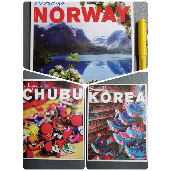 Norge Norway, South Korea, Japan Chubu หนังสือท่องเที่ยว​ สำนักพิมพ์อทิตตา​ LK