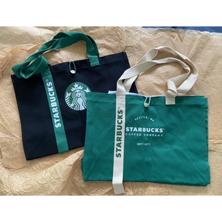 Starbucks กระเป๋าผ้า Canvas Tote Bag GWP21 ของแท้ 100%