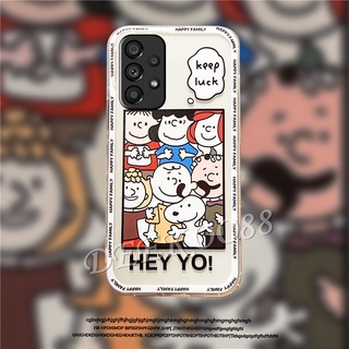 เคสโทรศัพท์มือถือแบบนิ่ม ใส กันกระแทก ลายการ์ตูนน่ารัก สําหรับ Samsung Galaxy A13 A23 LTE A33 A53 A73 A03 A03S M23 M33 S22 Ultra S22+ S21 S21+ FE 5G 4G