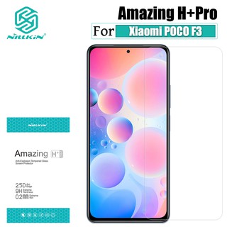 NILLKIN กระจกนิรภัยกันรอยหน้าจอ สําหรับ Redmi Note 10 Pro 10 4G 10S 9s 9 Pro Max POCO X3 Pro X3 NFC M3 F3 X3 F3 GT