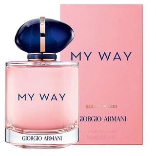 90ml ของแท้ ฉลากไทย 90 mL. Giorgio Armani My Way EDP กลิ่นผสมผสานจากทั่วทุกมุมโลกเข้าด้วยกัน กลิ่นของไม้ ดอกไม้ น้ำหอม