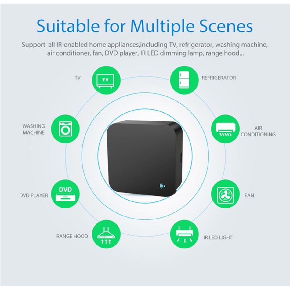 กร ณาชำระเง นด วย Codsmart Wifi Ir Remote Control Universal Infrared Tuya Smart Home Remote Controller For Tv Dvd Aud A0 ราคาท ด ท ส ด