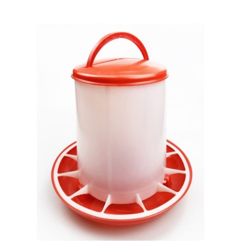 ถังอาหารไก่ 3ลิตร 6 ลิตร ถังอาหารไก่ ที่ให้อาหารไก่ กะบะอาหารไก่ Chicken feed bucket 3 liters 6 lite