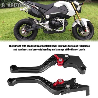 Arizona329 ก้านเบรกคลัทช์รถจักรยานยนต์ สีดํา สําหรับ Honda Grom Msx125 13-18