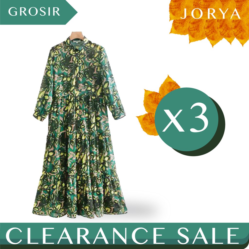 HIJAU [WHOLESALE] JR0888 - ARMY PREMIUM GREEN SPECIAL DRESS (4 ชิ้น @ Rp. 60,000)