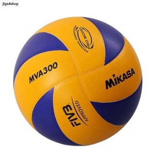 จัดส่งตรงจุดบอลเลย์ ลูกวอลเลย์บอล FIVB Official Original Mikasa MVA300 วอลเลย์บอล หนัง PU ไซซ์ 5
