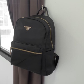 PRADA NYLON BACKPACK WITH POCKET