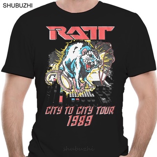 【Chic Tops】gildan เสื้อยืด ผ้าฝ้าย 100% พิมพ์ลาย Ratt 80s Band Rat On Studio Music Controller แฟชั่น สําหรับผู้ชายS-5XL