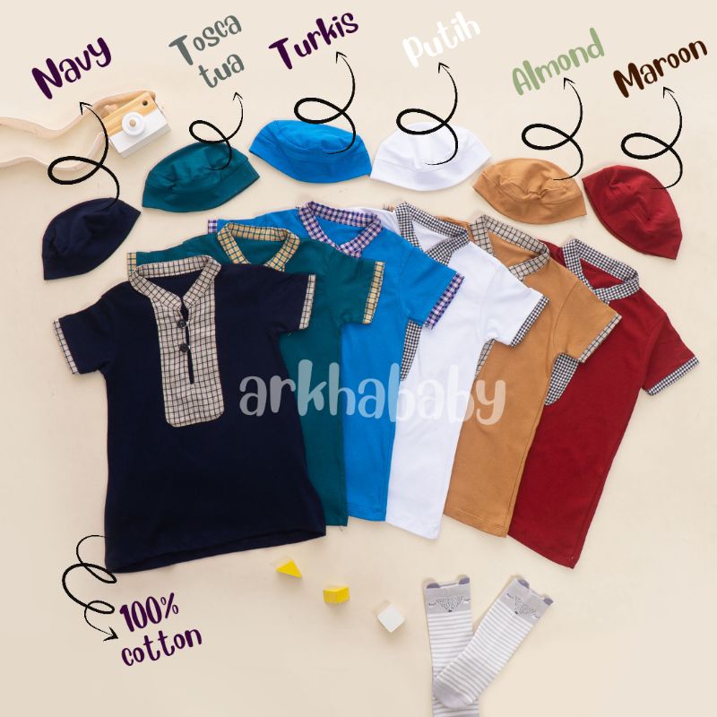 Baby Koko Baby Robe Baby Koko เสื้อผ้าเด็ก Baby Robe Aqiqah Baby Koko เสื้อผ้า Aqiqah (SNI)