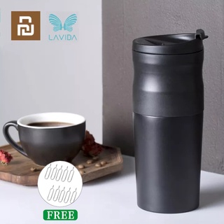 Xiaomi Youpin เครื่องชงกาแฟสด แบบพกพา เครื่องบดเมล็ดกาแฟ แบบแคมป์ปิ้ง