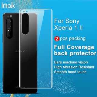 Original Imak Sony Xperia 1 II HD Real Film Xperia1 2 XQ-AT51 Soft Clear Smooth Back Protective Hydrogel Film