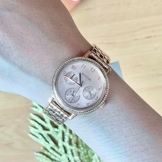 นาฬิกาหญิง fossil Discover Reid Multifunction Rose Gold-Tone