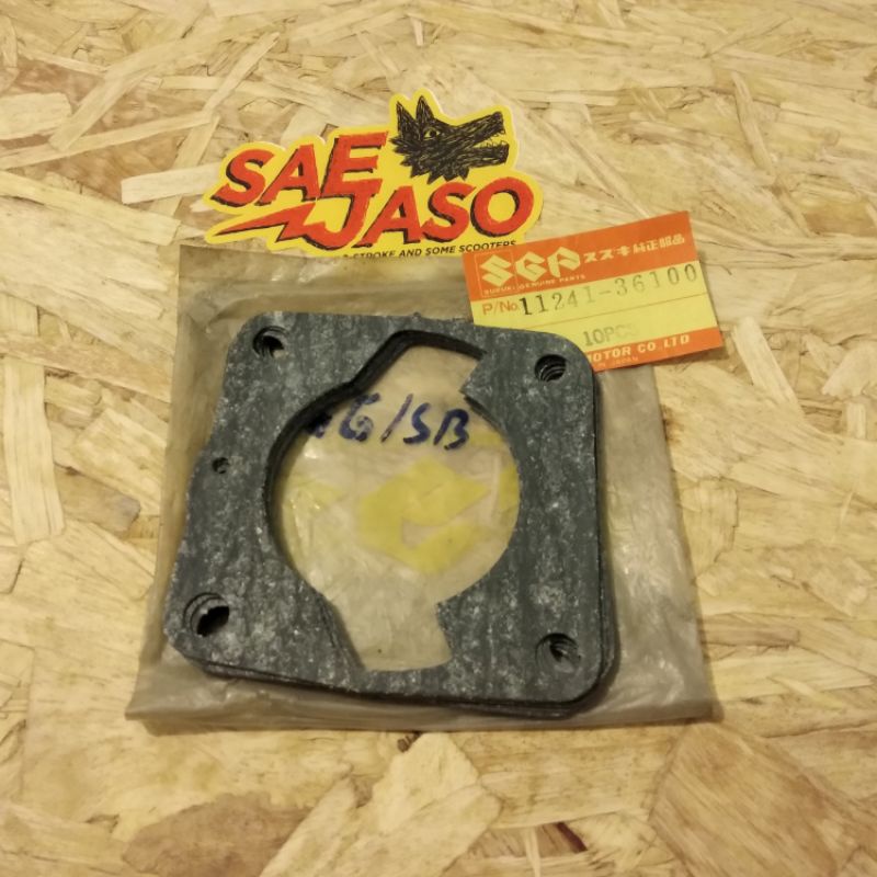 ปะเก็นกระบอกบล็อกกระบอกน่าเบื่อ buring ล่าง suzuki gt185 gt 185 เดิม ori ori ori ori sgp ญี่ปุ่น