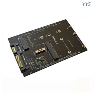 Yys Msata M2 การ์ดอะแดปเตอร์ แปลงสายเคเบิล Ssd เป็น Sata Combo Card M.2 2.5 นิ้ว สำหรับพีซี แล็ปท็อป