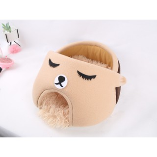 ⭐ที่นอนทรงรองเท้าเปิดหน้า รูปหน้าหมี ⭐น่ารัก นิ่มๆ นอนสบาย MD013M