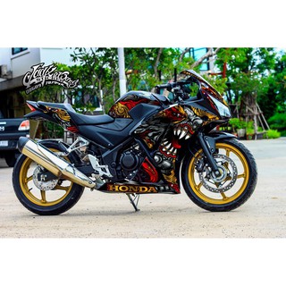 สติ๊กเกอร์ Full Body Honda Cbr 300 ลายยักษ์ไทยดัดฟัน