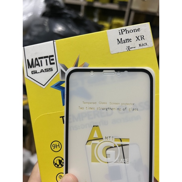 STARTEC ฟิล์มกระจก แบบด้าน เต็มจอ สำหรับ ไอโฟน xs x XR XsMax 11 11pro Max 12  12pro Max  ทุกรุ่น ( แถมฟิล์มหลังเคฟล่า )