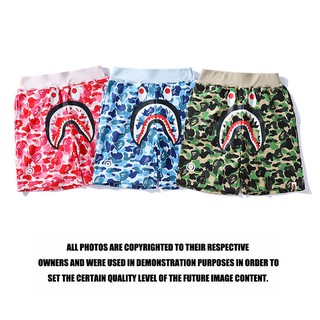 BAPE camouflage shark shorts casual pants WGM models