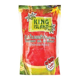 🔥ยอดนิยม!! คิงไอซ์แลนด์ วุ้นมะพร้าวในน้ำเชื่อม กลิ่นสละ 1000 กรัม King Island Coconut Jelly Salad Flavour 1000 g