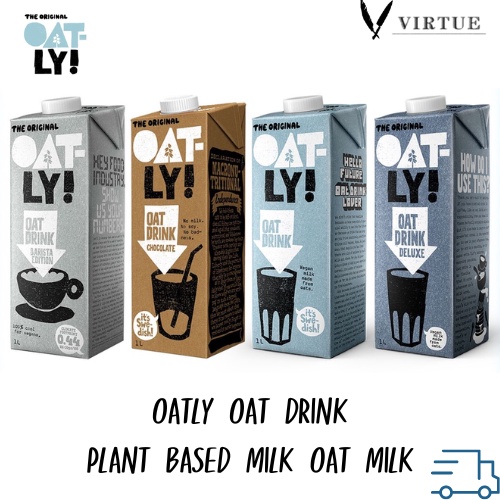 โอ๊ตลี่ โอ๊ต ดริ้งค์ เครื่องดื่มน้ำนมข้าวโอ็ต 1 ลิตร Oatly Oat Drink 1 L (Best seller)