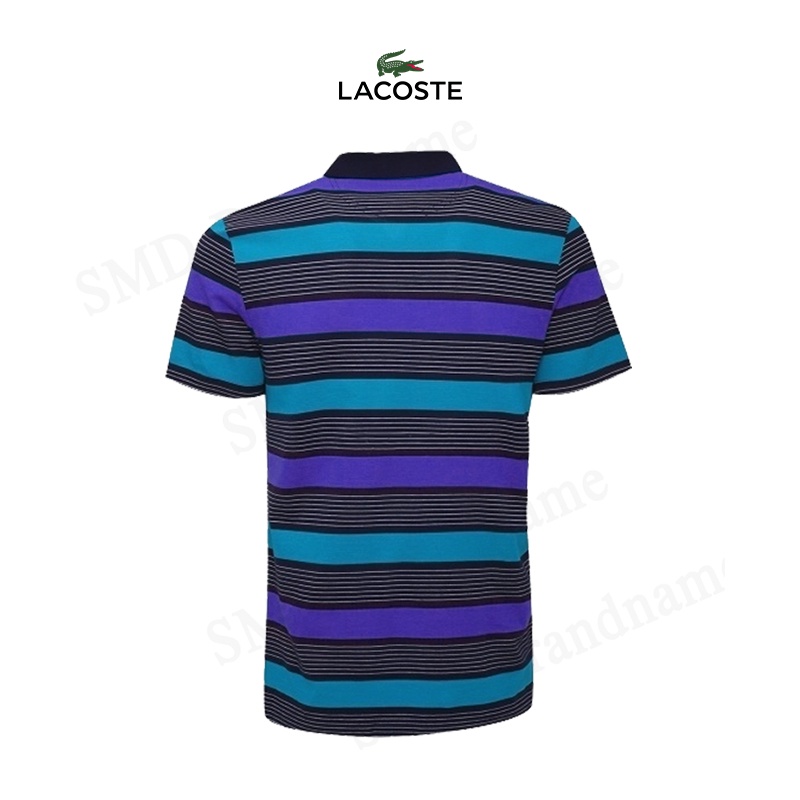 Lacoste เสื้อโปโลผู้ชาย รุ่น MEN'S SPORT Striped Pane Polo Shirt Code: YH4880 10 SDX #1