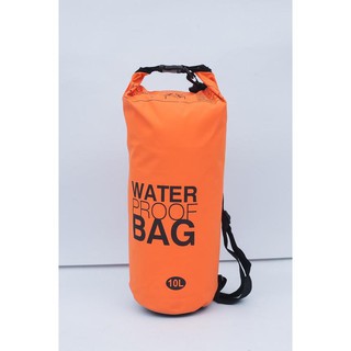 Waterproof Bag กระเป๋ากันน้ำ สีส้ม ขนาดความจุ 10 ลิตร