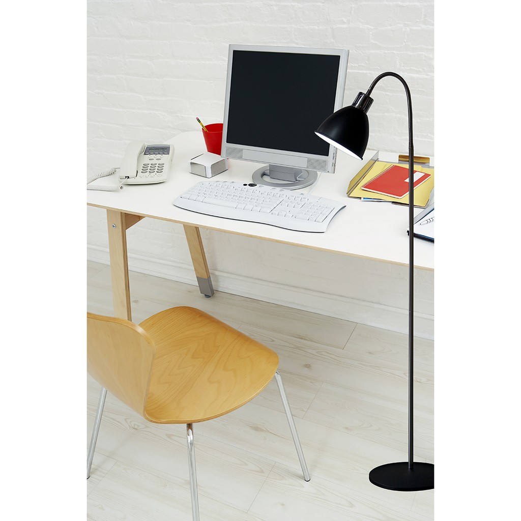 [🔥ลด 70.- โค้ด SUN386HR] Dento โคมไฟตั้งพื้น รุ่น JUNE (Floor Lamp) ขั้ว E27 สีดำ #FA0007-BK