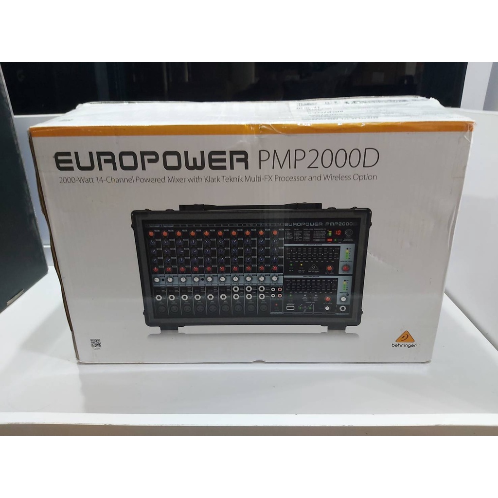 BEHRINGER EUROPOWER PMP2000D เพาเวอร์มิกเซอร์ คลาส D 14 ชาแนนล 2000W สินค้ารับประกัน 1 ปี