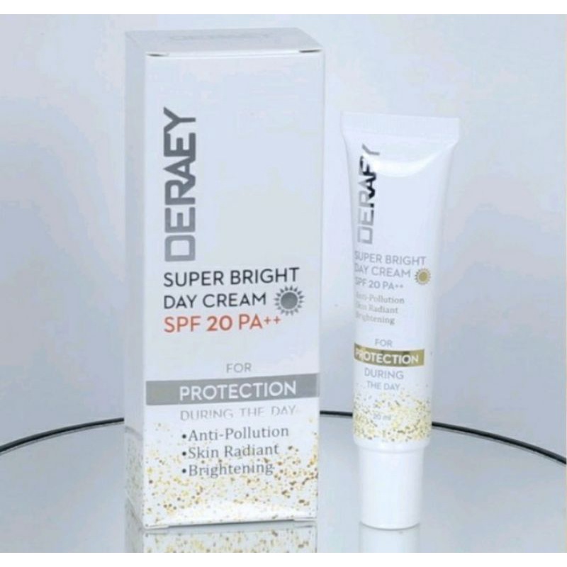 เดย์ครีม เดอเอ้ SPF 20PA+++ ครีมบำรุงผิวหน้า เดอเอ้ ซุปเปอร์ ไบร์ท เดย์ ครีม*** หมดอายุ01/08/2027