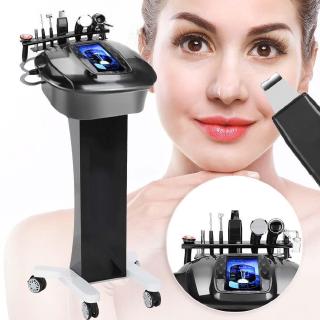 8 In 1 Ultrasonic Scrubber เย็น/ร้อน HAMMER Oxygen Sprayer Facial Skin Care อุปกรณ์นวดความงาม Face Care อุปกรณ์เครื่อง