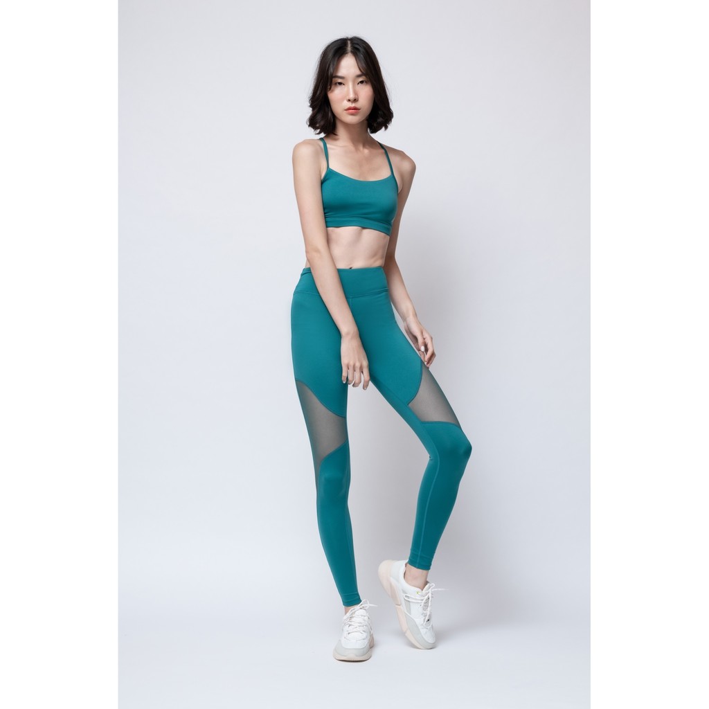 TA ACTIVE ACACIA BASIC CROP  เสื้อสปอร์ตบรา ทรงเบสิค ใส่ออกกำลังกาย บราสายเดี่ยว - รูปที่ 4