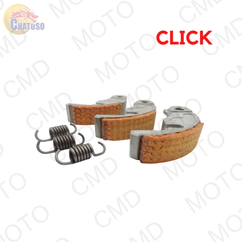 ครัชทองแดง ผ้าครัช3ก้อน มาพร้อมจาน+สปริง MIO/Fino/Nouvo, CLICK/CLICK-I,PCX150/160/125/CLICK125-I/LEAD125,MIO115-I - รูปที่ 2