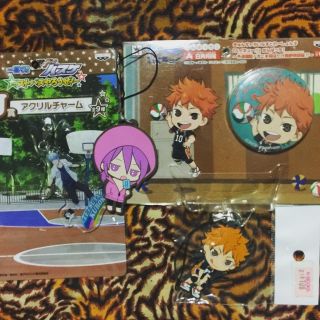 JAPAN BANPRESTO KUROKO NO BASKET / HAIKYU ANIME CARTOON PINS RUBBER STRAP พวงกุญแจ เข็มกลัด ไฮคิว คุโรโกะ อฮินาตะ อนิเมะ