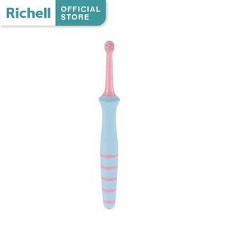 Richell TLI แปรงสีฟันเด็ก สำหรับ6 เดือนขึ้นไป สำหรับให้แม่ช่วยแปรงฟันหน้า (6ด.-2ปี)