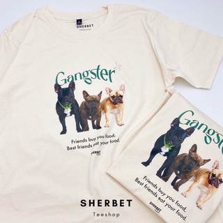 【เสื้อยืดใหม่】NEW COLLECTION เสื้อยืด gangster✦ |sherbet.teeshop