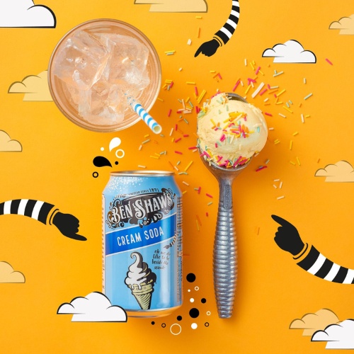 Ben Shaws Cream Soda 330ml เบน ชอว์ส ครีมโซดา 330 มล. ราคา ถูกที่สุด ดีลบีเคเค แกลเลอรีภาพที่ 5