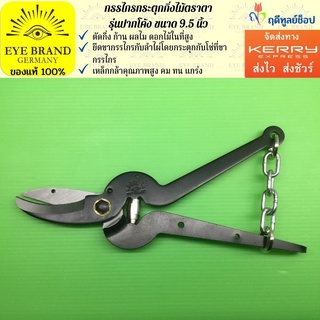 EYE BRAND กรรไกรกระตุกกิ่งไม้ตราตา รุ่นปากโค้ง ขนาด 9.5 นิ้ว กรรไกรตัดกิ่งไม้