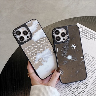 Casetify เคสโทรศัพท์มือถือ TPU กันกระแทก ลายเมฆนักบินอวกาศน่ารัก สําหรับ iPhone 13 Pro MAX 12 11 Pro MAX