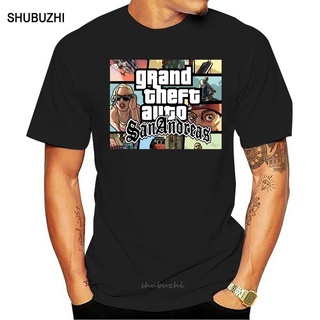 เสื้อยืดผ้าฝ้ายพิมพ์ลายเสื้อยืดลําลอง แขนสั้น พิมพ์ลาย Grand Theft Auto Gta สําหรับผู้ชาย