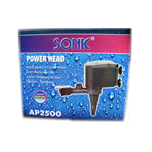 Sonic AP 2500 ปั๊มน้ำ ปั้มดูดน้ำ ปั๊มตู้ปลา ปั๊มน้ำพุ ปั๊มน้ำล้น
