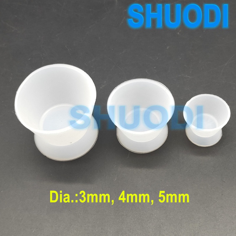 10pcs Dental Flexible Silicone Mixing Cup Silicone Rubber Mixing Plastic Cups Bowl  Mixing Bowl Dent