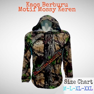 เสื้อยืดแขนยาว ลายพรางล่าสัตว์ Realtree Samaran Ghillie