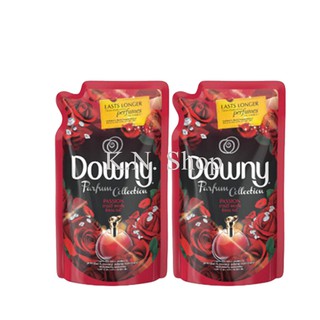 Downy น้ำยาปรับผ้านุ่ม ดาวน์นี่ แพชชั่น Refill ขนาด 500 มล.( แพ็ค 2 ถุง)