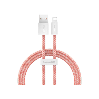 Baseus Dynamic Series สายชาร์จ 2.4A USB To LN สายไนลอนถัก ทนทาน ชาร์จเร็ว สําหรับ โทรศัพท์มือถือ แท็บเล็ต