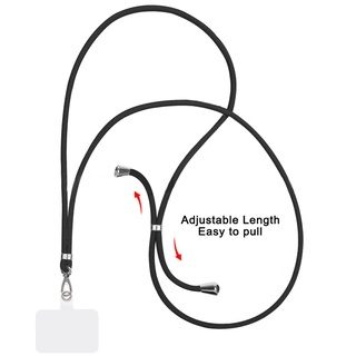 Fonken สายคล้องโทรศัพท์ ปรับได้ สายคล้องคอ ที่ถอดออกได้ สายคล้องคอ สายคล้องโทรศัพท์มือถือ สายคล้องคอ
