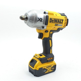 DEWALT DCF899HP2-KR บล็อกไร้สาย 18V ขนาดแกน 1/2 นิ้ว พร้อมอุปกรณ์แบตเตอรี่และแท่นชาร์จ / รับประกัน 3 ปี!!!